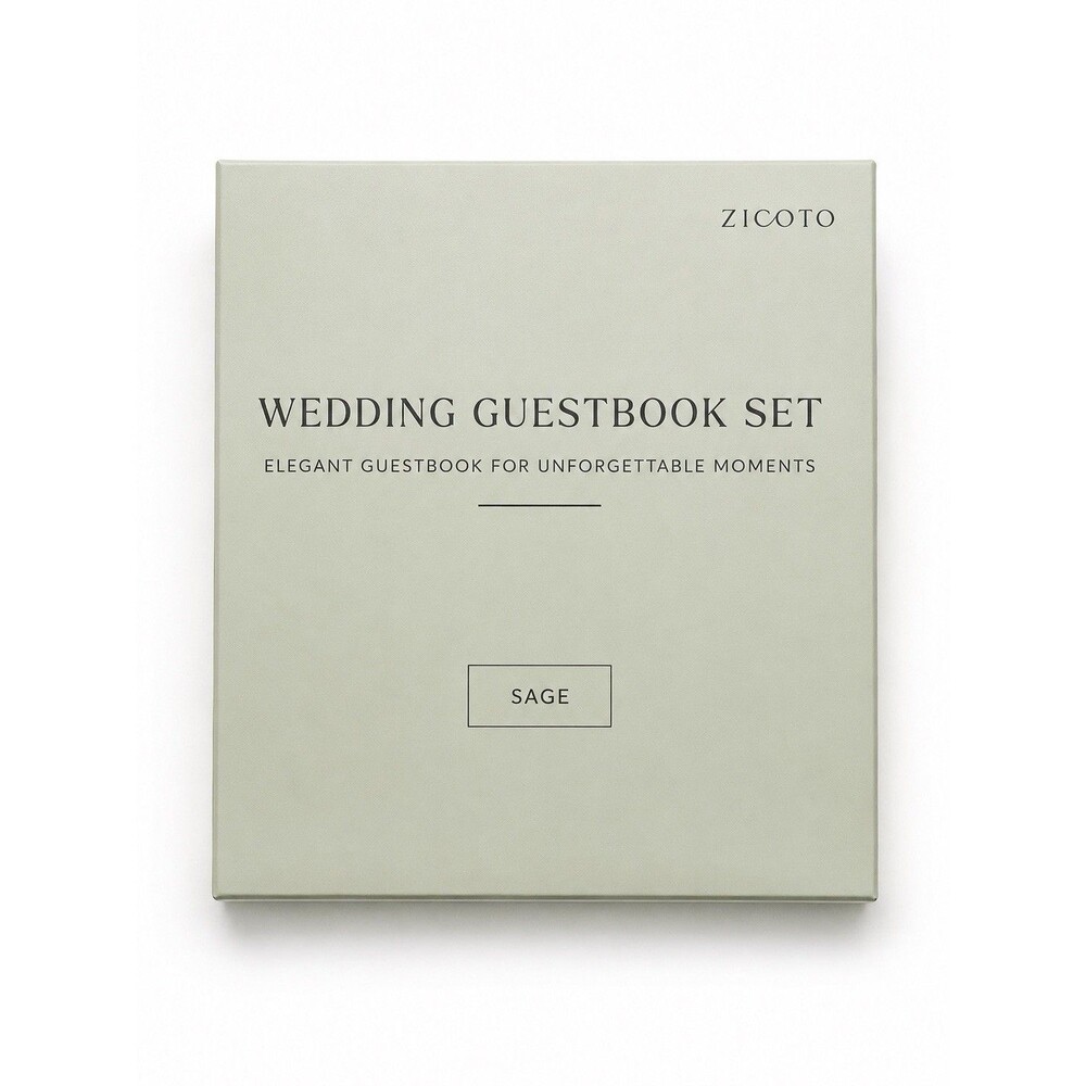 ZICOTO Wedding Guestbook Set . NEW